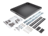 StarTech.com 1U Sliding Server Rack Mount Keyboard Shelf Tray - Left-angle