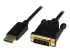 StarTech.com 6 ft DisplayPort to DVI Active Adapter Converter Cable - Right-angle