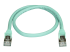 StarTech.com 50cm CAT6A Ethernet Cable, 10 Gigabit Shielded Snagless RJ45 100W PoE Patch Cord, CAT 6A 10GbE STP Network Cable w/Strain Relief, Aqua, Fluke Tested/UL Certified Wiring/TIA - Front