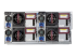 HPE Disk Enclosure D6000 with Dual I/O Modules - Back