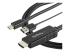 StarTech.com 6ft (2m) HDMI to Mini DisplayPort Cable 4K 30Hz, Active HDMI to mDP Adapter Converter Cable with Audio, USB Powered, Mac & Windows, HDMI Male to mDP Male Video Adapter Cable - Right-angle