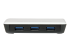 StarTech.com USB 3.0 to Gigabit Ethernet NIC Network Adapter with 3 Port Hub - Front