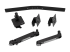 Ergotron LX Pro - Mounting kit (dual direct arm, 2 pivots, 2-piece desk clamp, attachment hardware, base, dual displays bow, extension, pole, pole collar) - Multi-angle