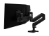 Ergotron LX Pro - Mounting kit (dual direct arm, 2 pivots, 2-piece desk clamp, attachment hardware, base, dual displays bow, extension, pole, pole collar) - Right-angle